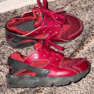 Nike Red and Black Sneakers 1C